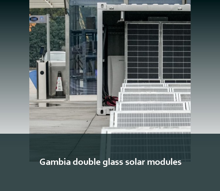 Gambia double glass solar modules