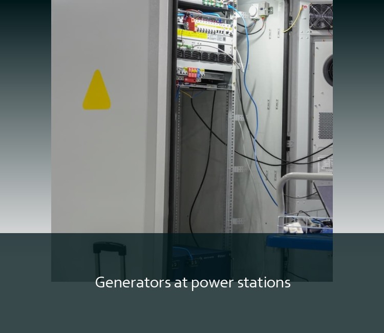 Generators at power stations