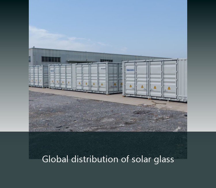 Global distribution of solar glass