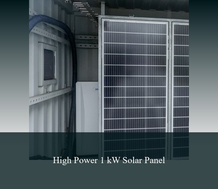High Power 1 kW Solar Panel