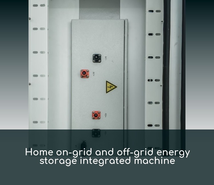 Home on-grid and off-grid energy storage integrated machine