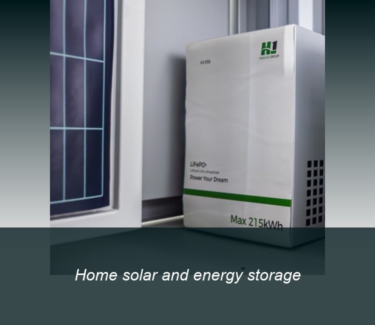 Home solar and energy storage