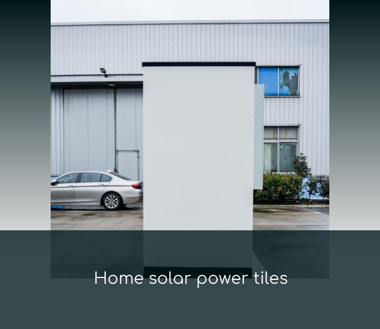 Home solar power tiles