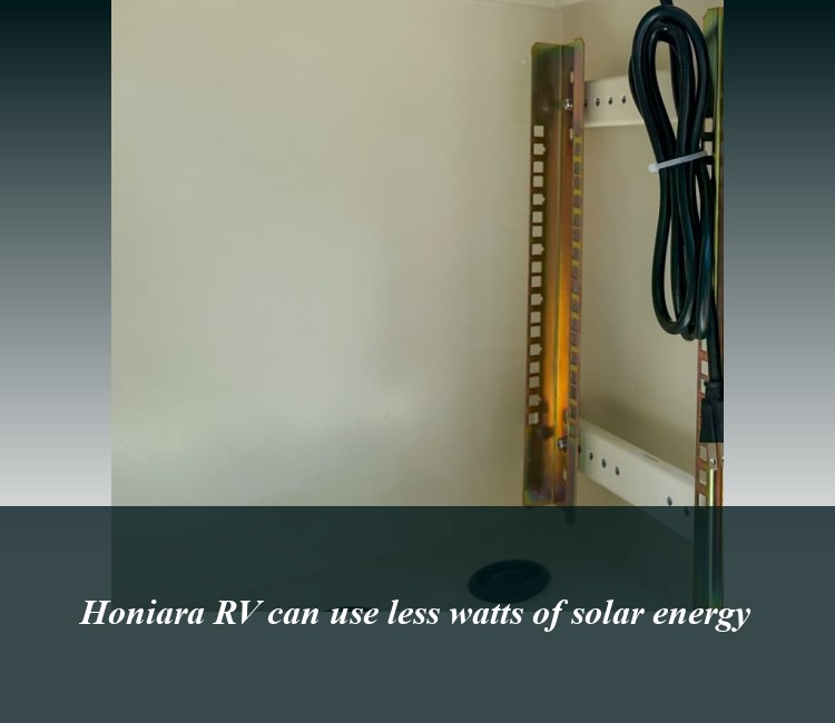Honiara RV can use less watts of solar energy