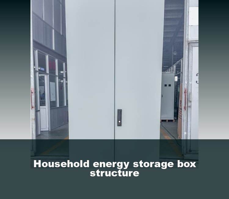 Household energy storage box structure