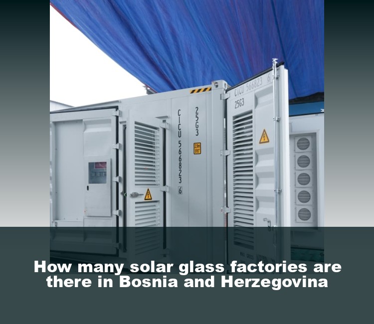 How many solar glass factories are there in Bosnia and Herzegovina