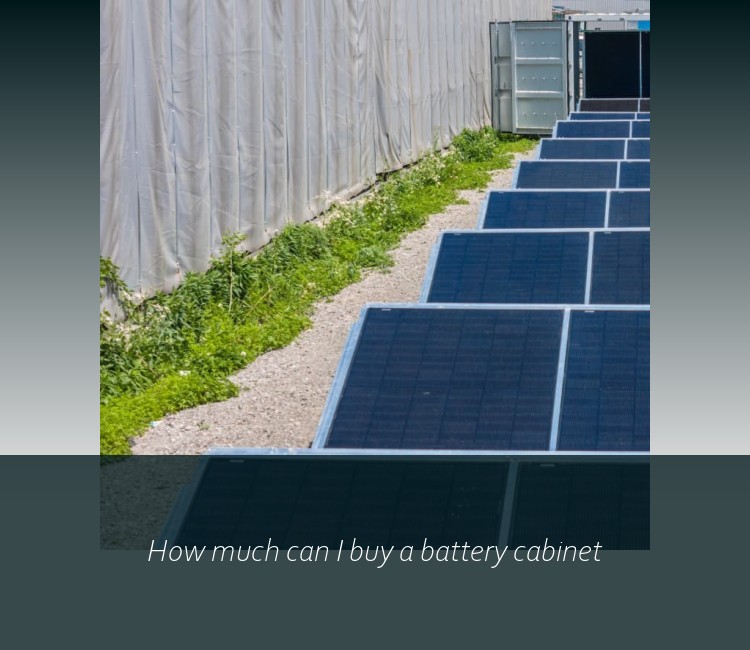 How much can I buy a battery cabinet