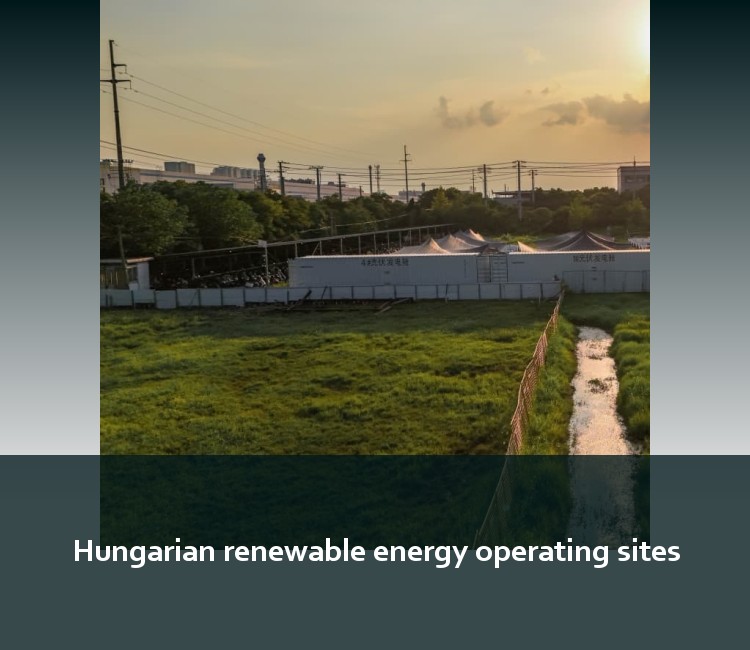 Hungarian renewable energy operating sites