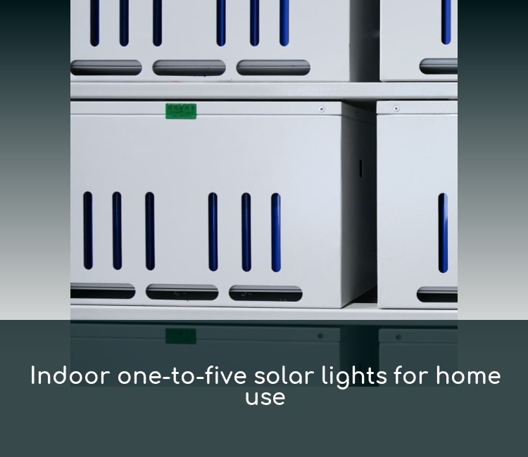 Indoor one-to-five solar lights for home use