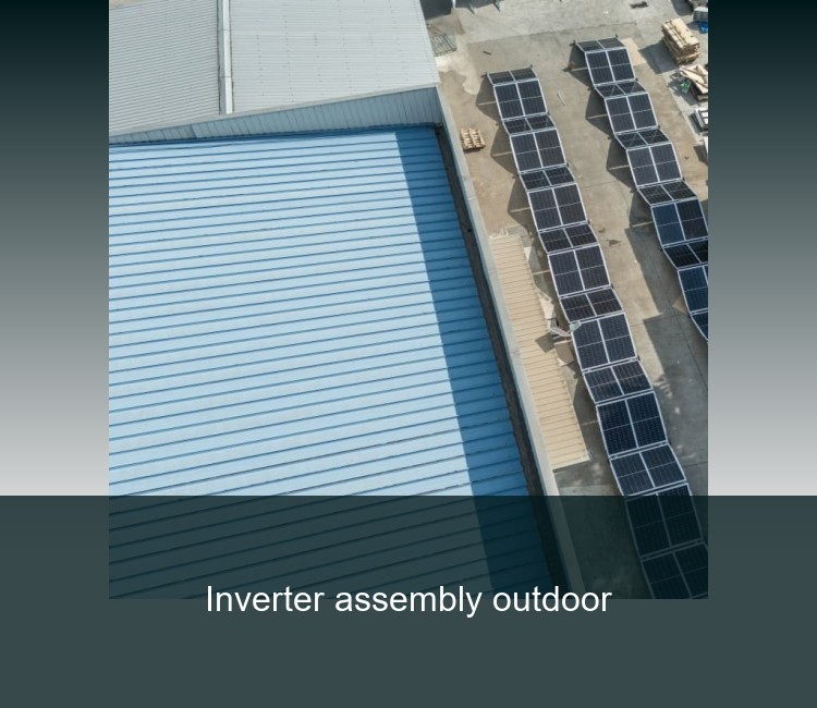 Inverter assembly outdoor