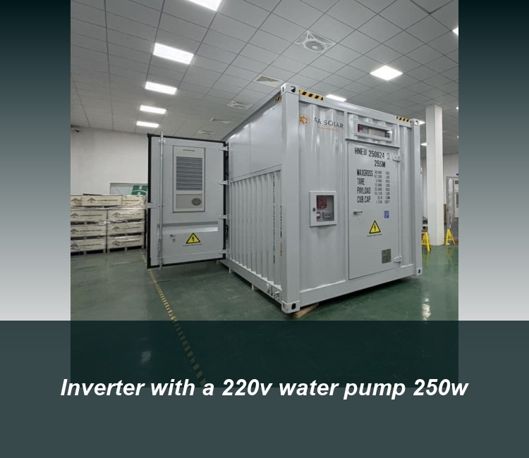 Inverter with a 220v water pump 250w
