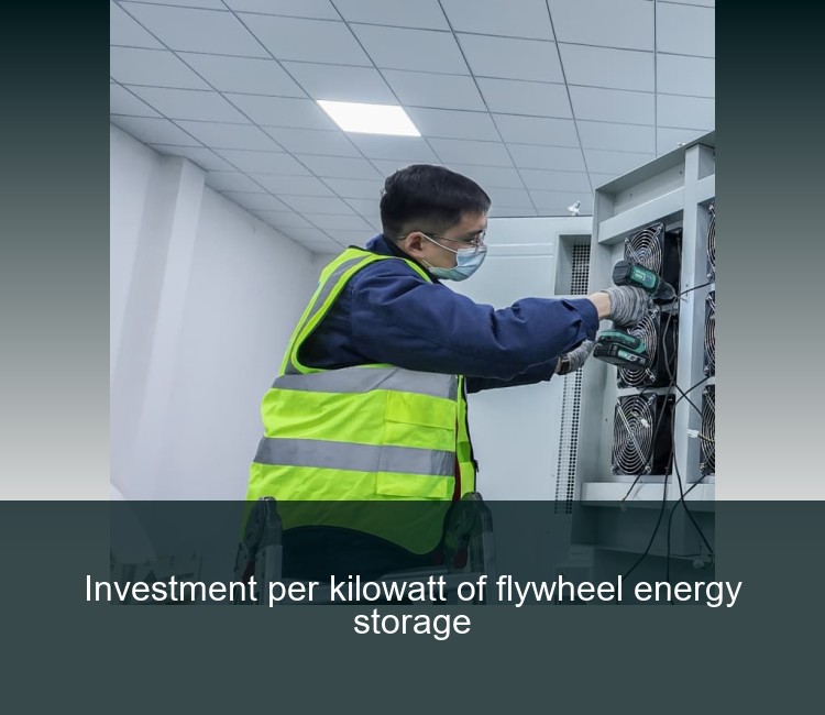 Investment per kilowatt of flywheel energy storage