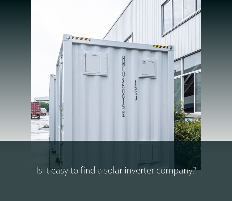 Is it easy to find a solar inverter company?