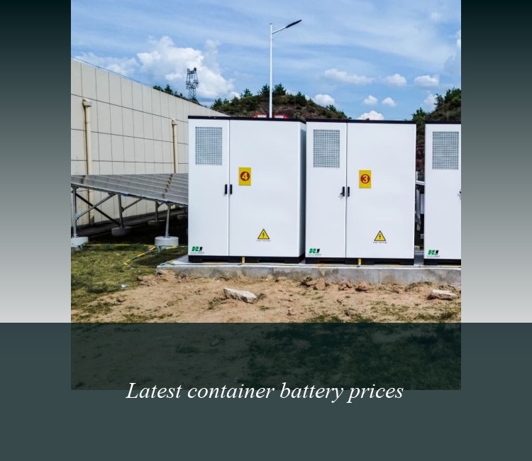 Latest container battery prices