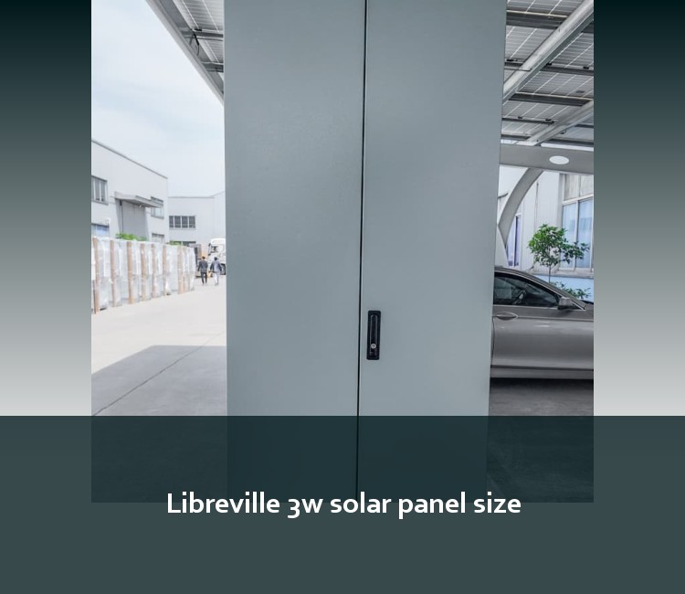 Libreville 3w solar panel size