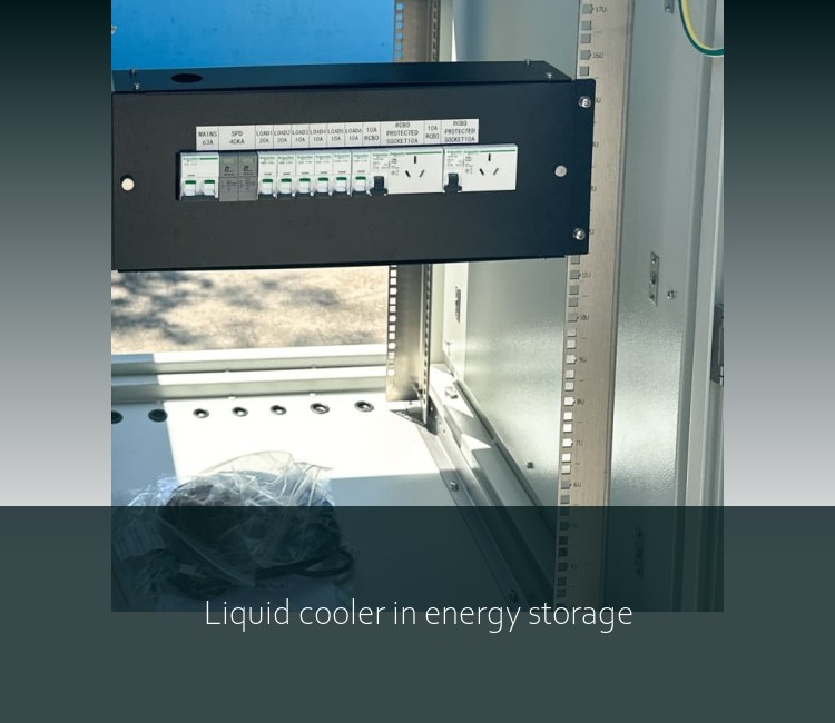 Liquid cooler in energy storage