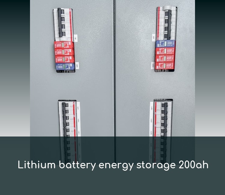 Lithium battery energy storage 200ah