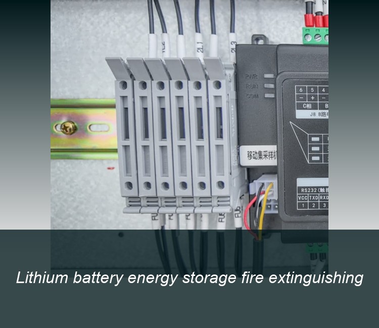 Lithium battery energy storage fire extinguishing