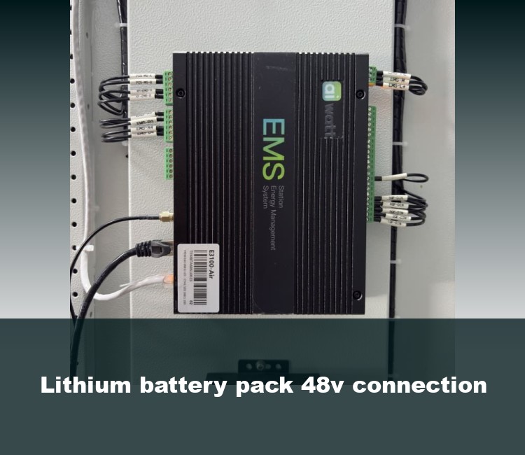 Lithium battery pack 48v connection