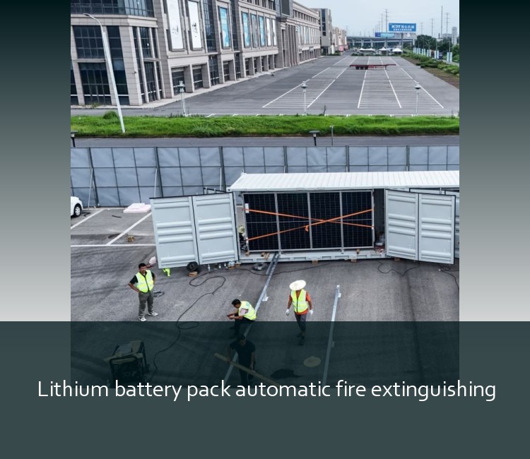 Lithium battery pack automatic fire extinguishing