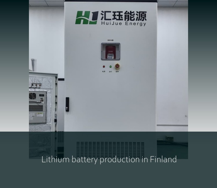 Lithium battery production in Finland