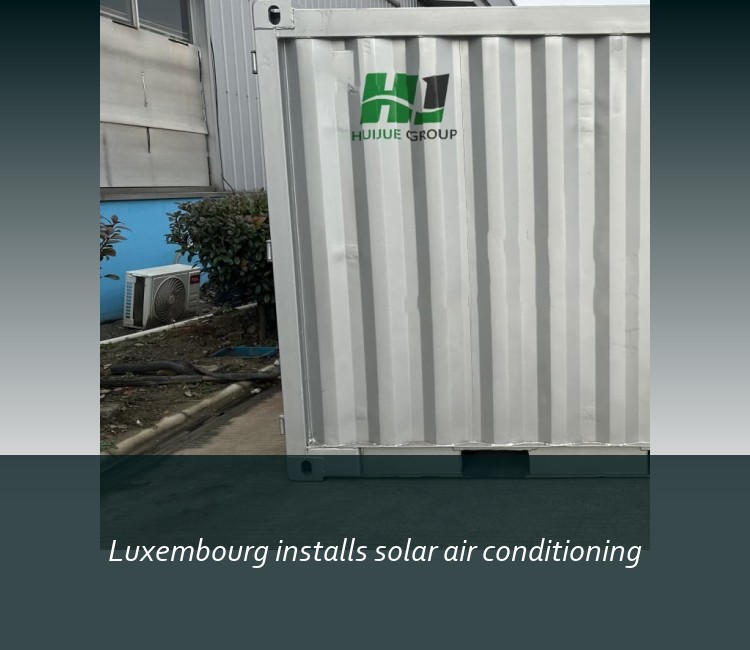 Luxembourg installs solar air conditioning