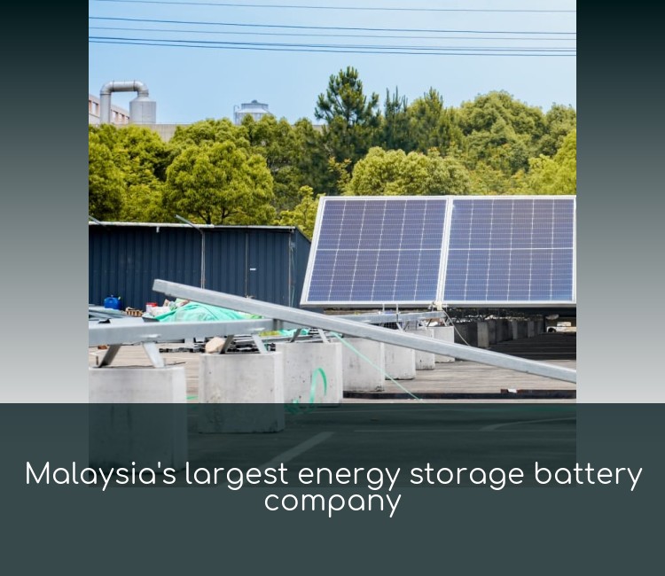 Malaysia's largest energy storage battery company