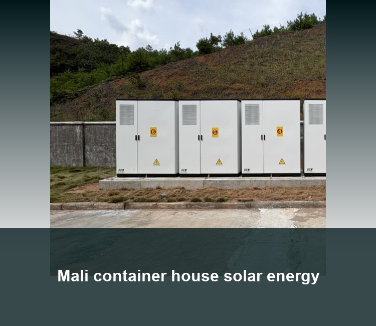 Mali container house solar energy