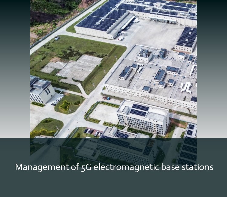 Management of 5G electromagnetic base stations