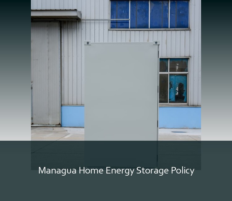 Managua Home Energy Storage Policy