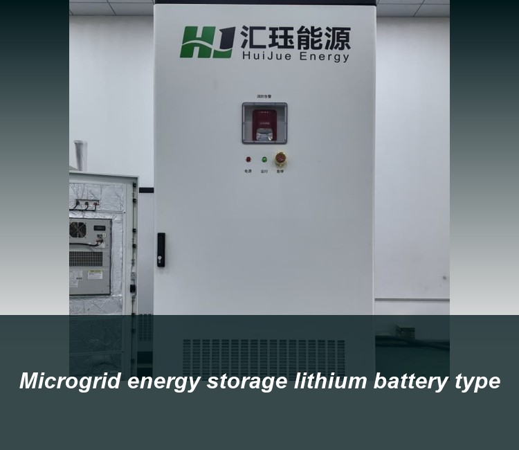 Microgrid energy storage lithium battery type
