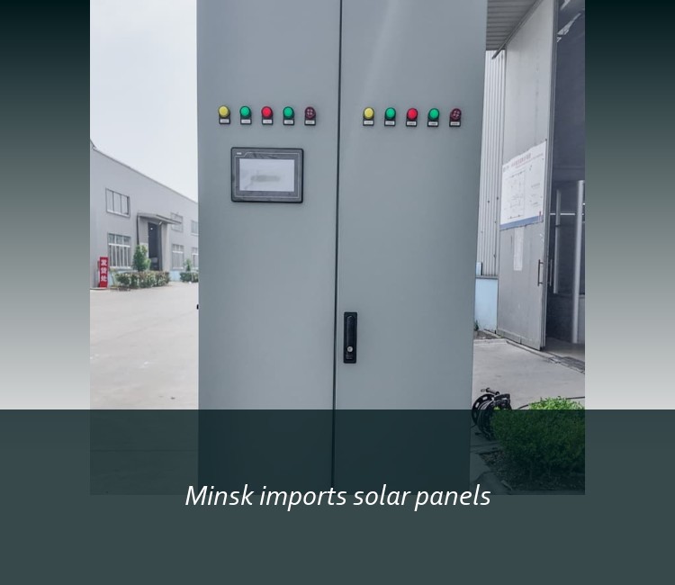 Minsk imports solar panels