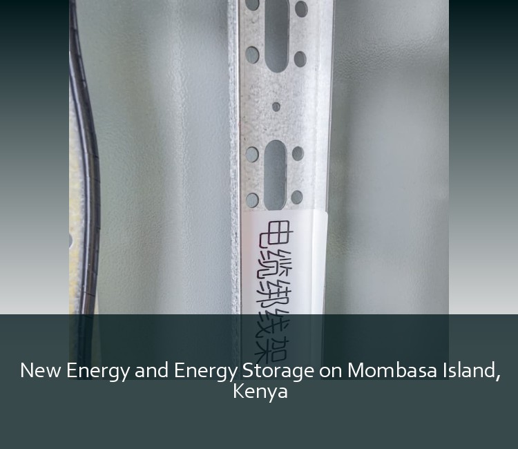 New Energy and Energy Storage on Mombasa Island, Kenya