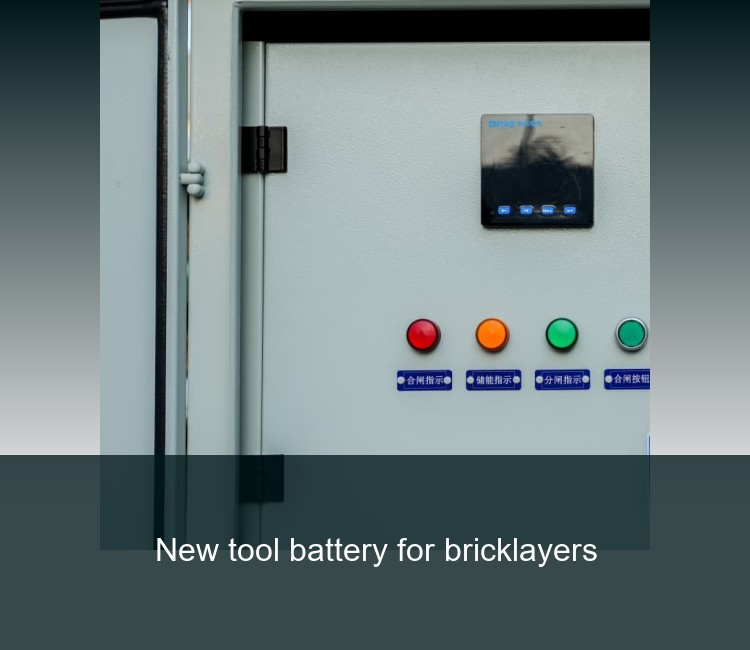 New tool battery for bricklayers
