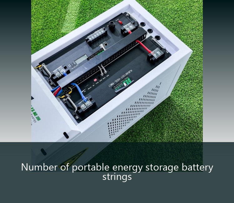 Number of portable energy storage battery strings