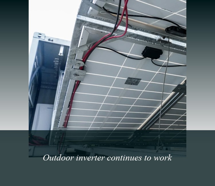 Outdoor inverter continues to work