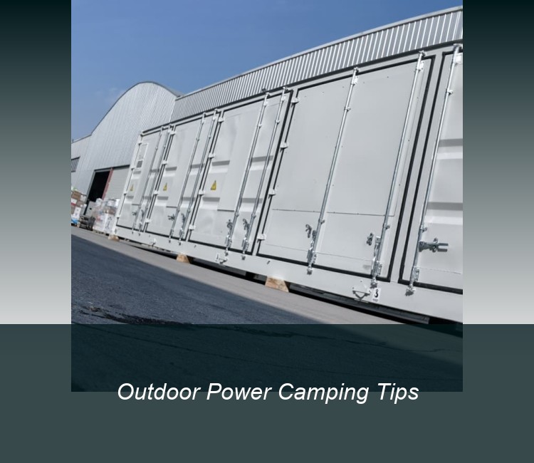 Outdoor Power Camping Tips