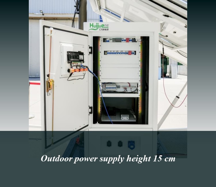 Outdoor power supply height 15 cm
