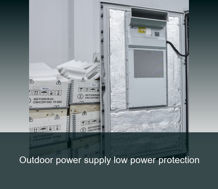 Outdoor power supply low power protection