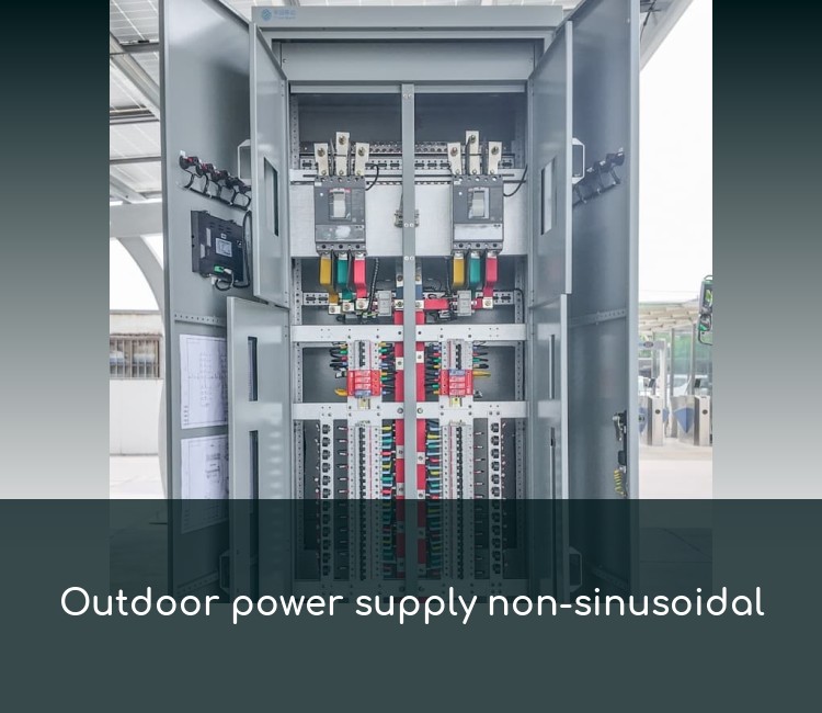 Outdoor power supply non-sinusoidal