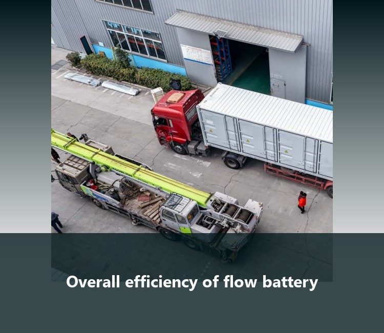 Overall efficiency of flow battery