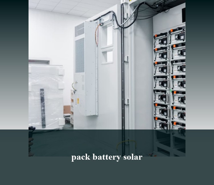 pack battery solar