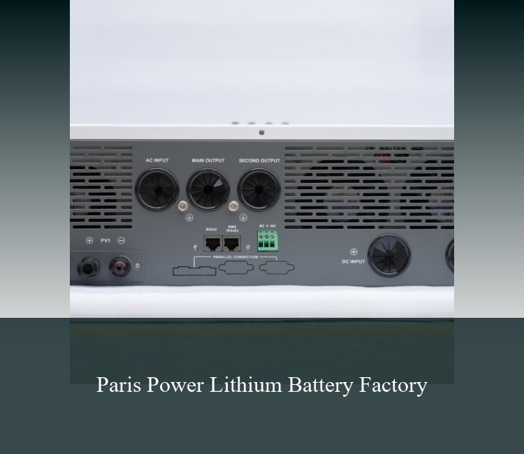 Paris Power Lithium Battery Factory