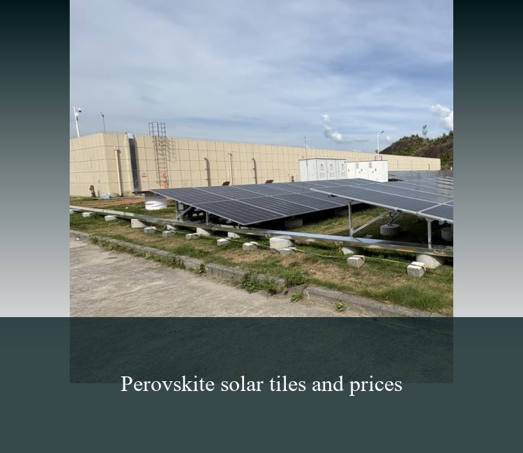 Perovskite solar tiles and prices