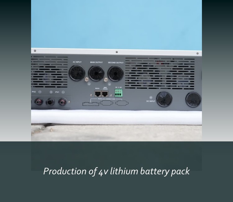 Production of 4v lithium battery pack