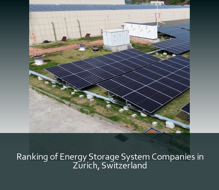 Ranking of Energy Storage System Companies in Zurich, Switzerland