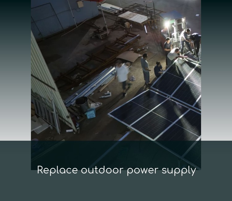Replace outdoor power supply