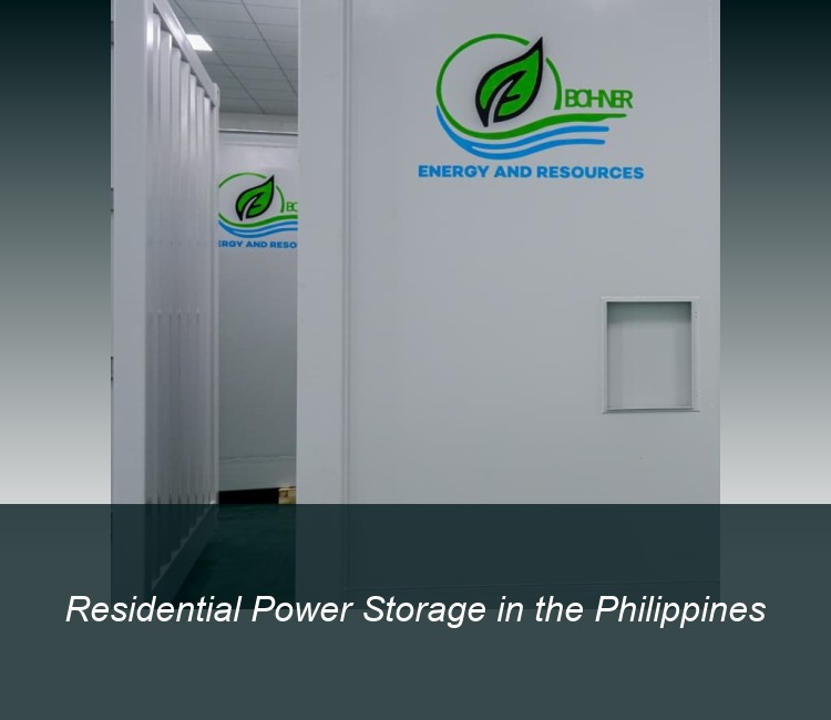 Residential Power Storage in the Philippines