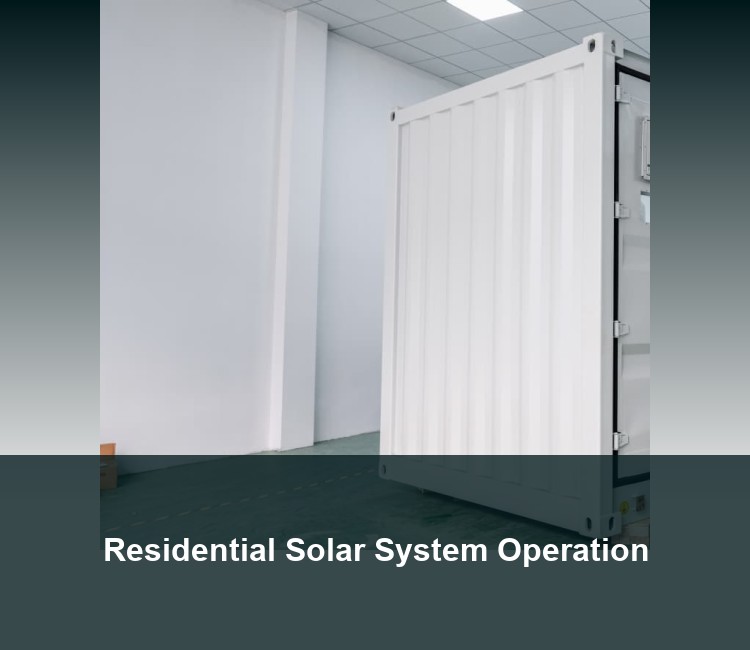 Residential Solar System Operation