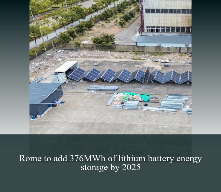 Rome to add 376MWh of lithium battery energy storage by 2025